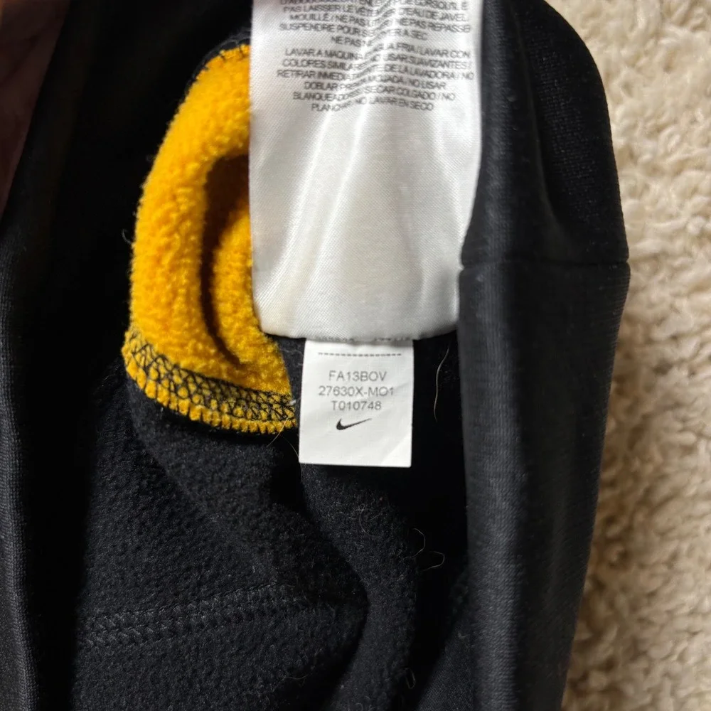 Nike Missouri Tigers Hoodie Men XXL Black Yellow Therma-Fit Pullover